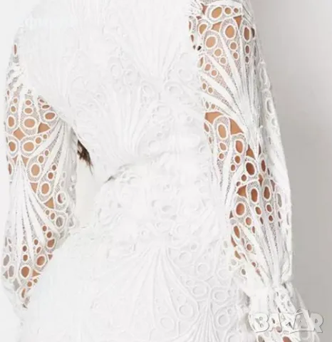 Бяла рокля дантела, Дантелена рокля, Къса рокля дантела, Секси рокля, снимка 6 - Рокли - 49341859