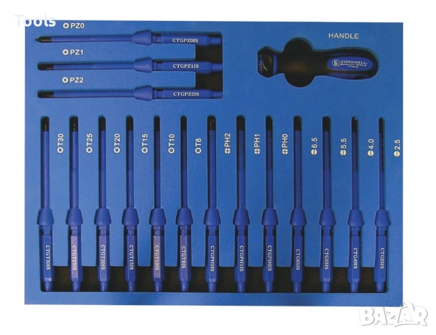 Cornwell Tools Interchangeable Insulated Screwdriver Set 1000v 17Pc, снимка 2 - Отвертки - 52879068