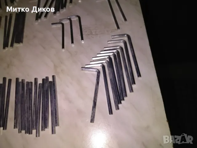 Щестограм и метални пръчки 41бр и 52бр нови, снимка 3 - Други инструменти - 49227346