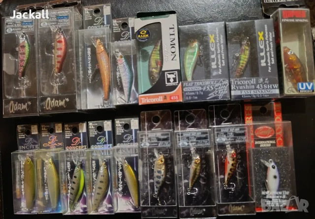 Rapala,Smith, ILLEX,Lucky Craft, Shimano, Adam's, Duo, Jackall спининг костур, кефал, пъстърва trout, снимка 2 - Стръв и захранки - 56199059