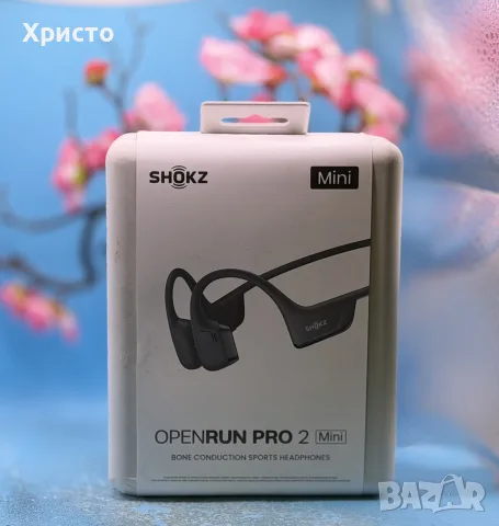НОВО!!! Безжични слушалки с костна проводимост SHOKZ OpenRun Pro 2 mini, Open-Ear