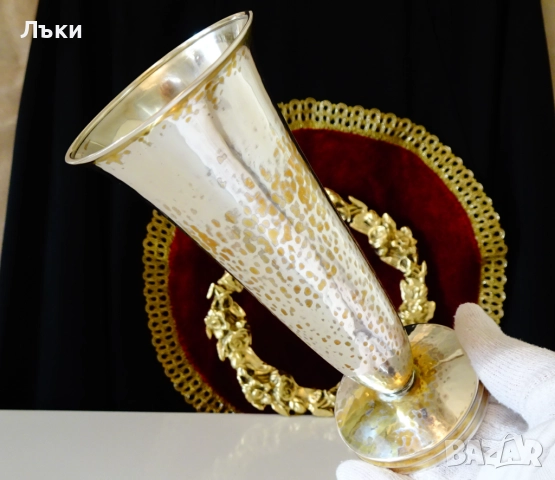 Сребърна чаша,сребро 800,печат,тегло 102 гр. 