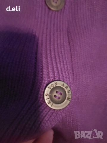 IRIS VON ARNIM Original Size L 100% Кашмир Дълга жилетка, снимка 16 - Жилетки - 51716702