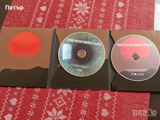 Продавам нов сет BD audio+CD Roger Waters-Amused To Death, снимка 6 - DVD дискове - 53431799