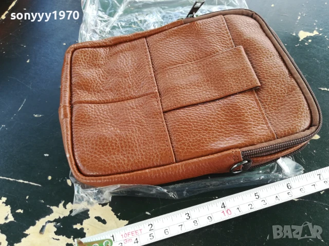 КАФЯВА ЧАНТА-КОЖЕНА 1907251838, снимка 6 - Чанти - 51075299