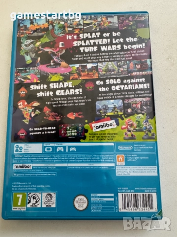 Splatoon за Nintendo Wii U, снимка 2 - Игри за Nintendo - 52180171