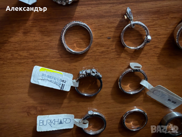 [ПРОДАВА] 98 гр. сребърни бижута, снимка 9 - Пръстени - 53167309