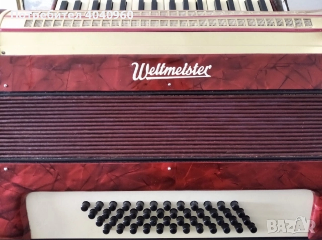 Акордеон Weltmeister, снимка 2 - Акордеони - 51813875