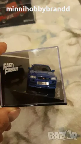 Nissan Skyline GT-R (R34) Mitsubishi Lancer Evolution VII IX Mazda RX-8 1.43 Scale Fast & Furious , снимка 10 - Колекции - 48262102