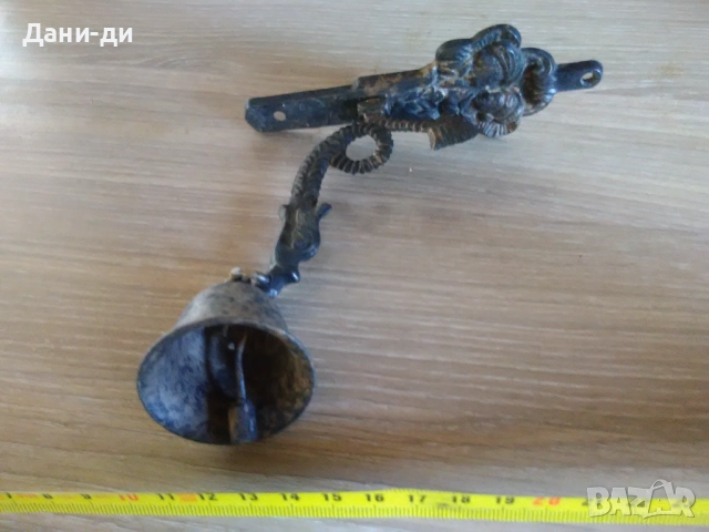 Камбана, звънец, хлопка месинг (бронз) от колекция , снимка 4 - Антикварни и старинни предмети - 42938573