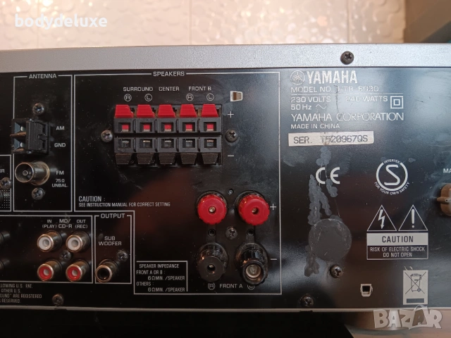 YAMAHA HTR-6030 аудио/видео ресийвър, снимка 7 - Ресийвъри, усилватели, смесителни пултове - 53334764