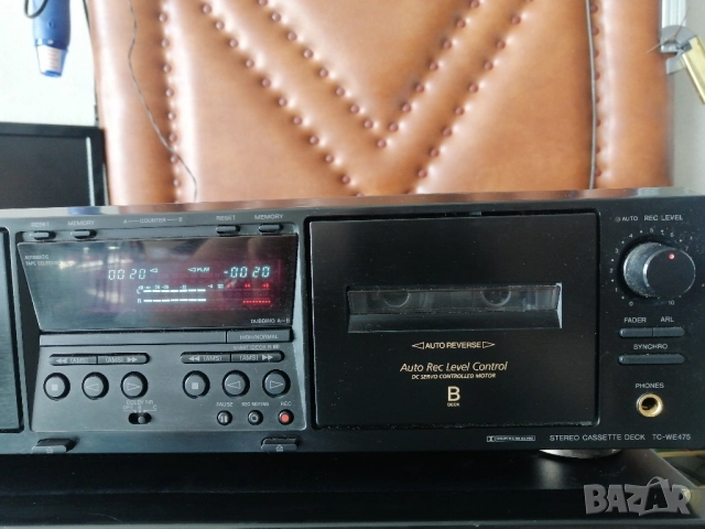 Двукасетъчен дек SONY TC-WE475, снимка 3 - Декове - 51662168