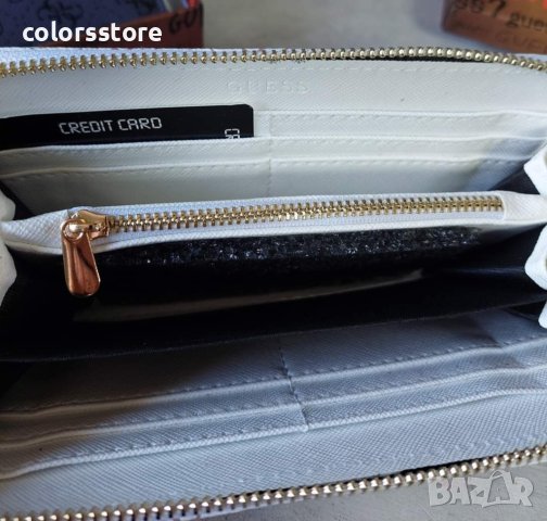  Бяло портмоне  Guess код IM-46AF, снимка 5 - Портфейли, портмонета - 41568921