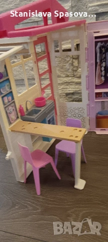 Къща сгъваема на Барби, снимка 2 - Кукли - 53858223