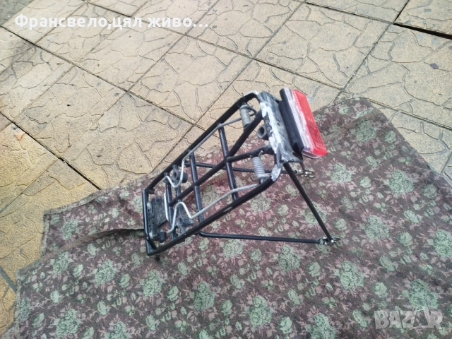 28 цола алуминиев багажник със светлина за велосипед колело 