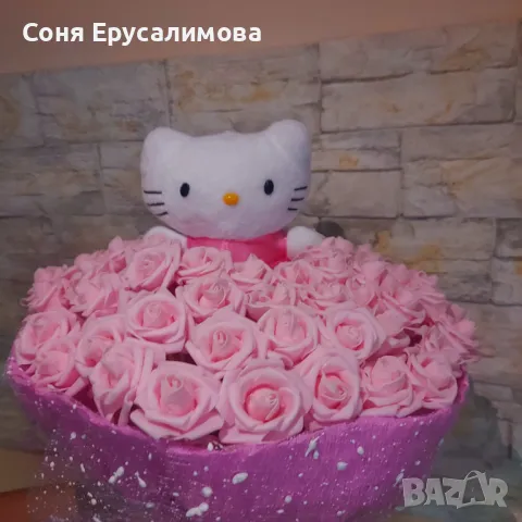 Букет от 101вечни рози, снимка 12 - Изкуствени цветя - 47316671