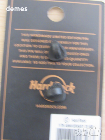 Оригинална метална значка Hard Rock Cafe Венеция, Италия, снимка 5 - Колекции - 36421580