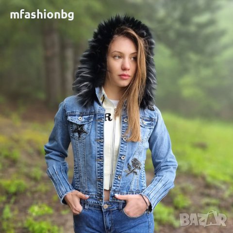 Дамски дънкови якета City Angels Jeans, снимка 3 - Якета - 40745024