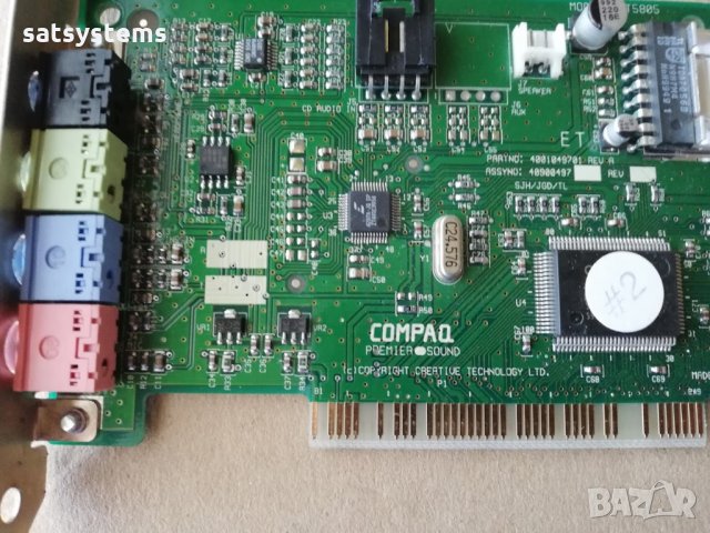 Звукова карта Creative Labs Sound Blaster Compaq Premier CT5805 PCI, снимка 6 - Други - 34251768