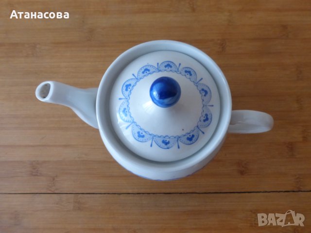 Украински порцеланов чайник Барановка 1970 г, снимка 9 - Аксесоари за кухня - 42081460