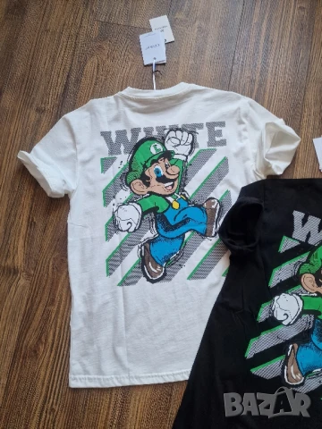 Страхотна мъжка тениска OFF WHITE & MARIO размер S M L XL , снимка 7 - Тениски - 50792263