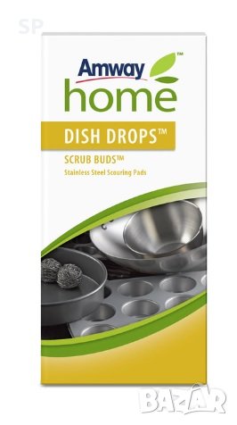 Метални телчета от неръждаема стомана DISH DROPS™ SCRUB BUDS™, снимка 1 - Аксесоари за кухня - 38879298