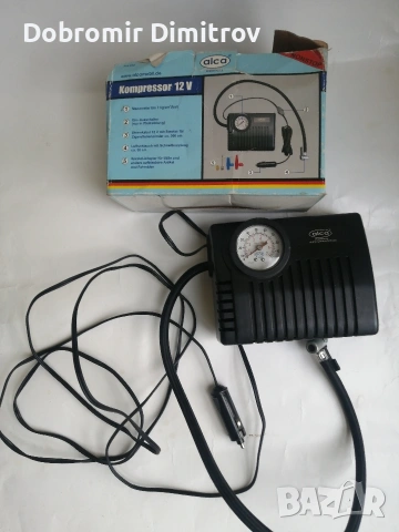 компресор на 12 волта за помпане на гуми 