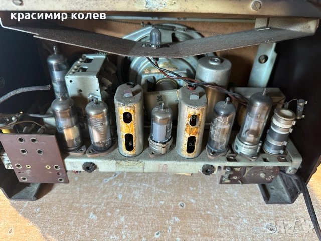 малък лампов радиоапарат "SIEMENS Kleinsuper 53", снимка 9 - Антикварни и старинни предмети - 53756616