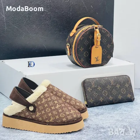 Louis Vuitton дамски комплекти , снимка 5 - Пантофи - 48286568