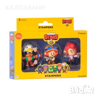 P.M.I. Brawl Stars 3 Фигури Печат BRW5021, снимка 2 - Фигурки - 47435576