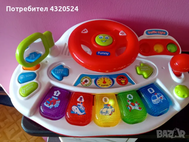 Бебешки музикален волан , снимка 3 - Музикални играчки - 48391849