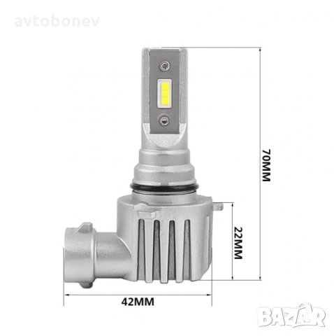 Качествени LED крушки V9 - HB3 к-т/2бр/, снимка 9 - Аксесоари и консумативи - 35820676