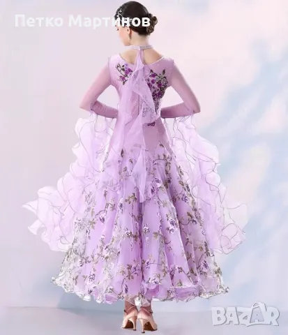 Рокля за спортни танци (стандарт), снимка 4 - Детски рокли и поли - 48115479