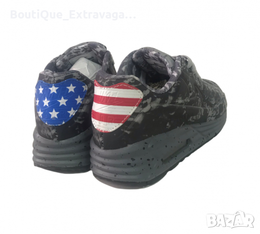 Дамски маратонки Nike Air Max Lunar90 SP Grey/Black !!!, снимка 5 - Маратонки - 36355760