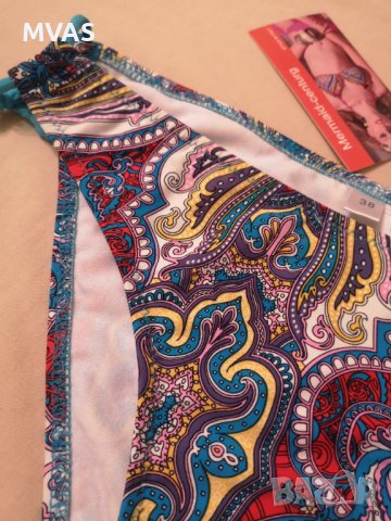 Нови - 35% дамски бански долнище 38 размер М размер сини шарени, снимка 3 - Бански костюми - 41364132