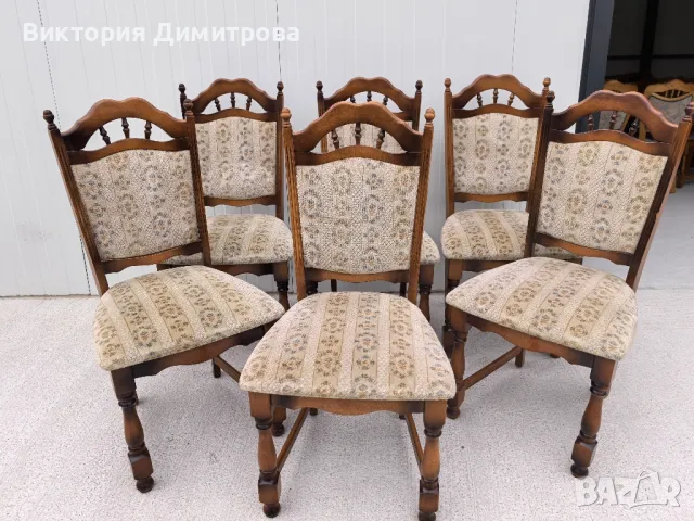 Комплект от 6 трапезни стола , снимка 1