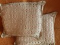 Нови Възглавници с Ръчно Плетена Дантела  , снимка 1