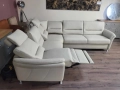 ПРОМОЦИЯ!Светло кремав ъглов диван от плат Dakar с ел.релакс механизъм, снимка 3