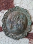 Икона стара медна 51978, снимка 4