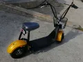ЕЛЕКТРИЧЕСКИ СКУТЕР Maxmotors Little City Harley 1200W ЖЪЛТ, снимка 5
