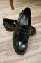 Дамски лачени мокасини Zara на платформа 37 Черни, снимка 1