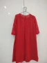Червена дамска рокля , снимка 5