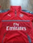 PUMA Football Fan Arsenal AFC 1/4 Training Top - мъжка футболна блуза М, снимка 2