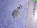 ПРЕКРАСЕН СРЕБЪРЕН СЕДЕФЕН РЕТРО АРТ СТИЛ ПЕНДАНТ СРЕБРО 925 АНГЛИЯ с ШЛИФОВАН КРАЛСКИ СЕДЕФ 34130, снимка 7