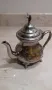 Посребрен месингов чайник, снимка 8