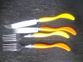 Две вилици и два ножа френски неръждаема стомана, снимка 1