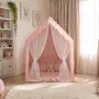 Розова детска палатка къща за стая, снимка 2