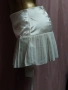 Musera S Бяла сатенена ,къса пола ,солей, снимка 6