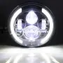 Комплект Кръгли LED фарове 7" 70W H4 – NA500, снимка 3