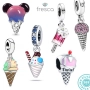 Колекция талисмани Fresca по модел тип Pandora Пандора с печат S925 Ice Creams, снимка 1